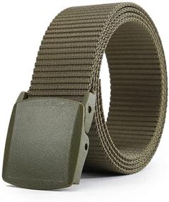 img 1 attached to 🔒 Enhanced Nylon Buckle Men's Accessories with Tactical Military Style