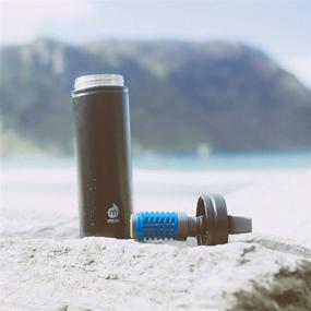 img 2 attached to 💧 Mizu M9 Everyday Kit: 360° Water Bottle with Filter - 30 oz. Stainless Steel, BPA Free, Wide Mouth, Leak Proof Straw Lid, Multiple Colors