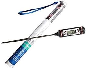 img 3 attached to 🌡️ Multi-Purpose Kitchen Digital Thermometer: Instant Read for Cooking Meat, Food, Grilling, Candy, Milk & More with Large LCD Screen