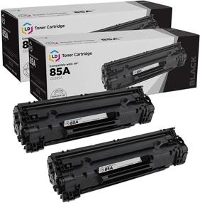 img 4 attached to 💡 LD Compatible Replacements for HP 85A Toner Cartridges (CE285A) - Set of 2 Black Laser Toners for LaserJet Pro M1132, M1212nf, M1217nfw, P1102 & P1102W Printers