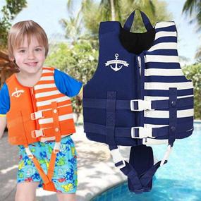 img 4 attached to Children Swimming Swimsuit Buoyancy Training Sports & Fitness