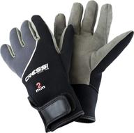 cressi tropical premium neoprene adult gloves: perfect for water sports and scuba diving logo