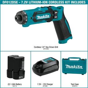 img 3 attached to Makita DF012DSE Lithium Ion Driver Drill Auto Stop: Reliable Technology for Effortless Drilling