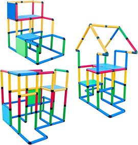 img 4 attached to 🏗️ Explore Endless Construction Fun with Funphix Deluxe Piece Play Structures