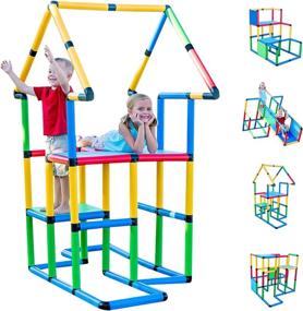 img 3 attached to 🏗️ Explore Endless Construction Fun with Funphix Deluxe Piece Play Structures