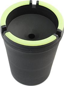 img 1 attached to 2-Pack Jumbo Self-Extinguishing Cigarette Ashtray - Stub Out Cup - Butt Bucket - Portable Ashtray - Black
