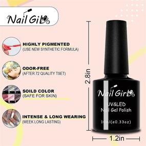 img 1 attached to 💅 NAILGIL Gel Nail Polish Kit with UV Light - Complete Set for Professional Gel Nail Manicure. Includes Nail Gel Polish, Poly Nail Gel, Base & Top Coat, Matte Top - Perfect Christmas Gift!