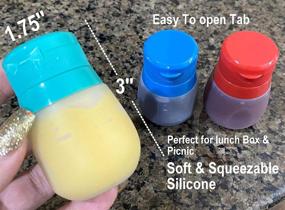 img 3 attached to 🥣 Azi Silicone Storage Containers for Dressing