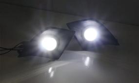 img 3 attached to 🚘 iJDMTOY 70-600-White 6000K High Power LED Projector Lens Fog Light F-Sport for 2014-2016 Lexus IS200t IS250 IS300 IS350, Xenon White