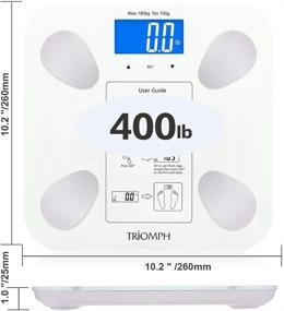 img 3 attached to Triomph Digital Bathroom Composition Analyzer Bath for Bathroom Accessories