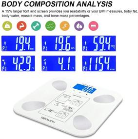 img 1 attached to Triomph Digital Bathroom Composition Analyzer Bath for Bathroom Accessories