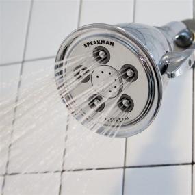 img 1 attached to 🚿 Experience Luxury with Speakman S-2005-HB Hotel Anystream High Pressure Shower Head - 2.5 GPM Adjustable Replacement Showerhead in Polished Chrome Finish