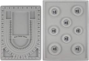 img 4 attached to 🔧 Enhance Your DIY Jewelry Making with 2 Beading Boards Bead Design Trays - Perfect for Necklaces and Bracelets!