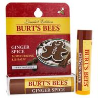 🍯 burt's bees ginger spice lip balm for unisex, 0.15 oz blister packaging logo