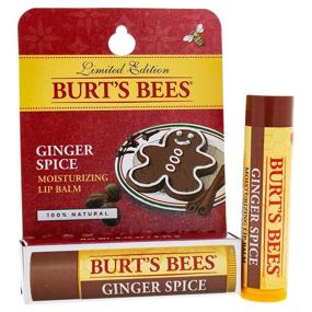 img 1 attached to 🍯 Burt's Bees Ginger Spice Lip Balm for Unisex, 0.15 oz Blister Packaging