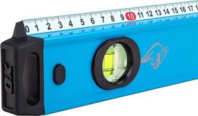 img 1 attached to OX Tools OX-P029012 Pro Level 1200mm with Steel Rule, Blue: Superior Accuracy for Professional Use