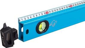 img 2 attached to OX Tools OX-P029012 Pro Level 1200mm with Steel Rule, Blue: Superior Accuracy for Professional Use