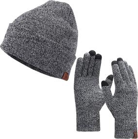 img 4 attached to Winter Beanie Touchscreen Gloves Infinity Outdoor Recreation