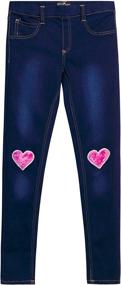img 4 attached to 👖 Stylish DELiAs Girls Leggings: Trendy Stretch Jeggings for Girls' Clothing