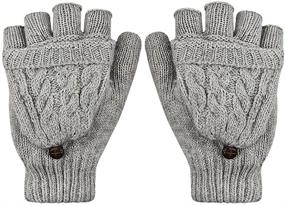 img 3 attached to Winter Mitten Gloves: Must-Have Thermal Mittens for Men's Accessories