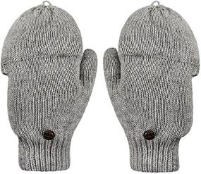 img 1 attached to Winter Mitten Gloves: Must-Have Thermal Mittens for Men's Accessories