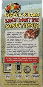 img 3 attached to Optimized Hermit Crab Salt Water Conditioner by Zoo Med