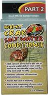 optimized hermit crab salt water conditioner by zoo med logo