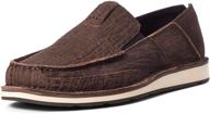 👞 ariat men's cruiser slip rough loafers & slip-ons: rugged comfort for men logo