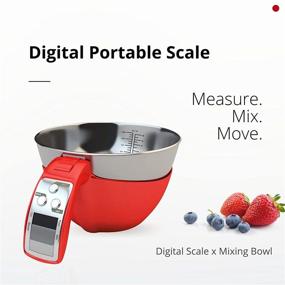 img 3 attached to Fradel Digital Kitchen Scale Bowl