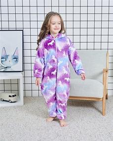 img 1 attached to Halloween Cartoon 🎃 Unicorn Pajamas for Kids