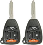 🔑 keyless2go keyless remote head key fob 4 button kobdt04a and oht692427aa replacement - pack of 2 logo