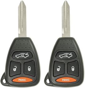 img 4 attached to 🔑 Keyless2Go Keyless Remote Head Key Fob 4 Button KOBDT04A and OHT692427AA Replacement - Pack of 2