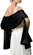 luxurious satin shawls and wraps for elegant evening dresses, bridal party, and special occasions by lansitina logo