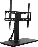 📺 mount-it! table top swivel tv stand riser: versatile, adjustable stand for 37-70in tvs, stable anti-tip strap, swivel, tilt, and height adjustable with 600x400mm vesa compatibility – holds up to 77lbs logo