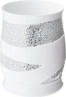 🗑️ white sinatra waste basket by popular bath: stylish and functional logo