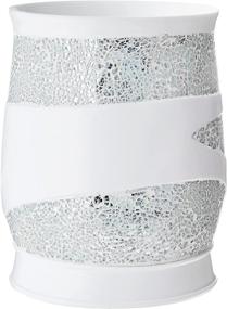 img 3 attached to 🗑️ White Sinatra Waste Basket by Popular Bath: Stylish and Functional