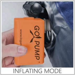 img 2 attached to 🔌 GoPump - Portable USB Rechargeable Air Pump for Inflating/Deflating, Ideal for Camping, Inflatable Cushions, Air Mattress Beds, Boats, Balloons