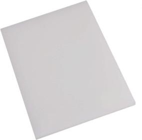 img 3 attached to 🔪 BQLZR 19x14.2x0.9cm White Poly Leather Cutting Board: Perfect for DIY Crafts, Leather Punching, and Stamping Tools