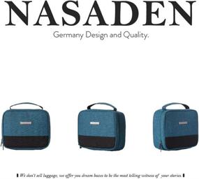 img 3 attached to NaSaDen Toiletry Bag Organizers Compartments Travel Accessories