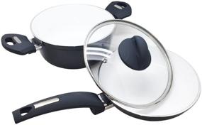 img 4 attached to Ricoveros Aluminum Ceramic Cookware Exchangable Kitchen & Dining