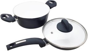 img 3 attached to Ricoveros Aluminum Ceramic Cookware Exchangable Kitchen & Dining