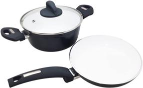 img 2 attached to Ricoveros Aluminum Ceramic Cookware Exchangable Kitchen & Dining