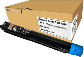 img 2 attached to Premium Quality Toner Tap XVC7000 Remanufactured 106R03757-60 4-Pack Bundle - High Yield for Versalink C7000 Series