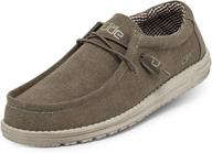 mens wally camo shoes and slip-ons by hey dude logo