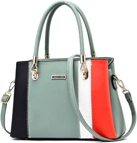 img 4 attached to 👜 Women's Purses Handbags Satchel Shoulder Messenger & Wallets: Stylish Satchels