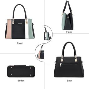 img 1 attached to 👜 Women's Purses Handbags Satchel Shoulder Messenger & Wallets: Stylish Satchels