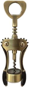 img 1 attached to 🍷 Aibileec Wisdom Wing Corkscrew Wine and Bottle Opener: Antique Bronze Classic Cork and Cap Opener