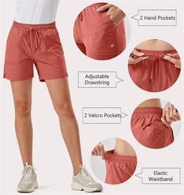 img 3 attached to Womens Athletic Pockets Workout Walking Outdoor Recreation and Outdoor Clothing