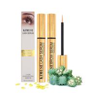 👁️ kimuse lash enhancing serum for longer, thicker eyelashes & fuller brows (5ml) - castor oil, eyelash growth serum and eyebrow enhancer, cruelty-free logo