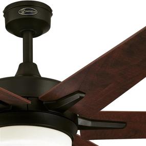 img 1 attached to 🏡 Enhance Your Space with the Westinghouse Lighting Cayuga 60-inch Ceiling Fan in Oil Rubbed Bronze - Includes LED Light Kit